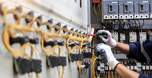 Professional Electrician technician working in Whitinsville, MA